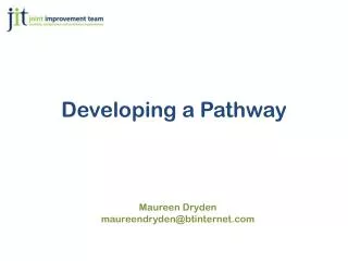 Developing a Pathway