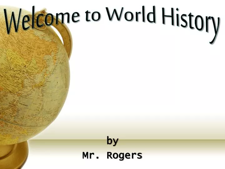 welcome to world history