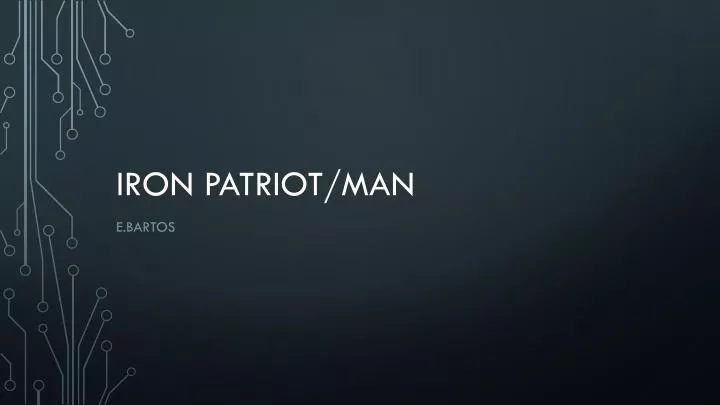 iron patriot man