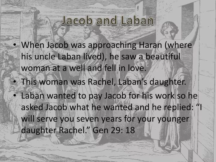 jacob and laban