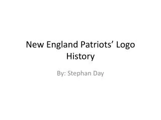 New England Patriots’ Logo History