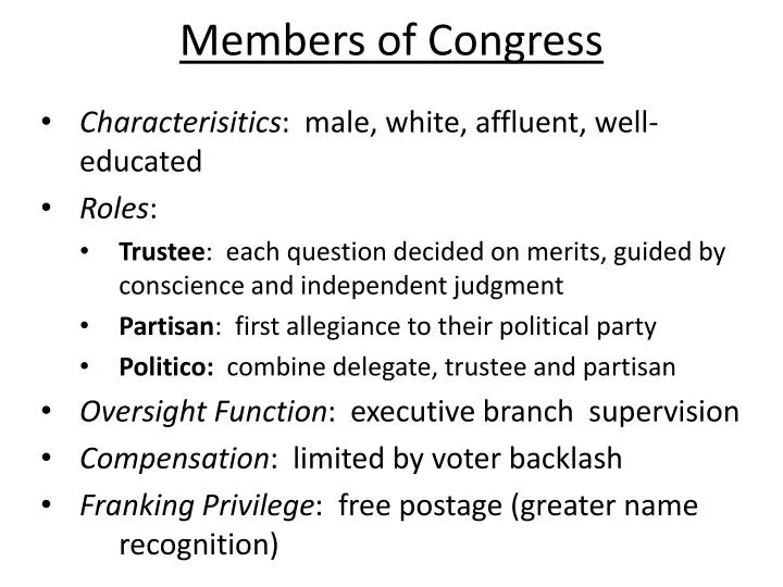 members of congress