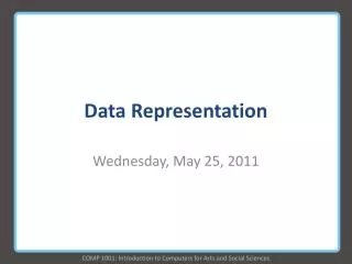 Data Representation