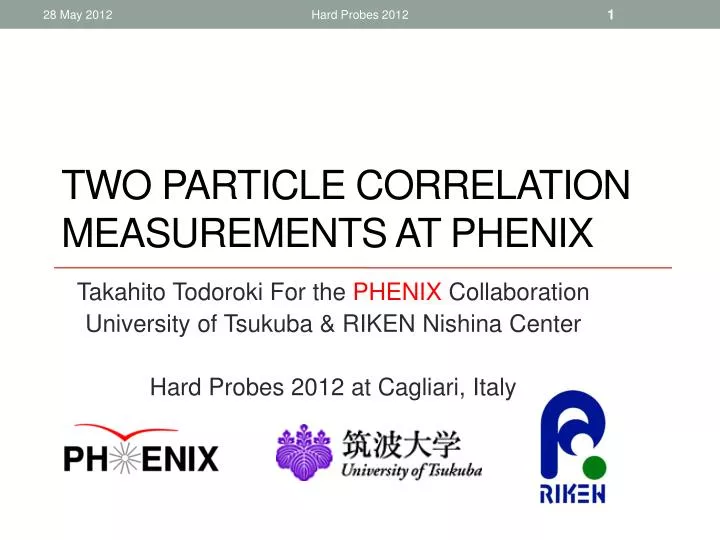 two particle correlation measurements at phenix