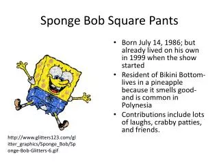 Sponge Bob Square Pants