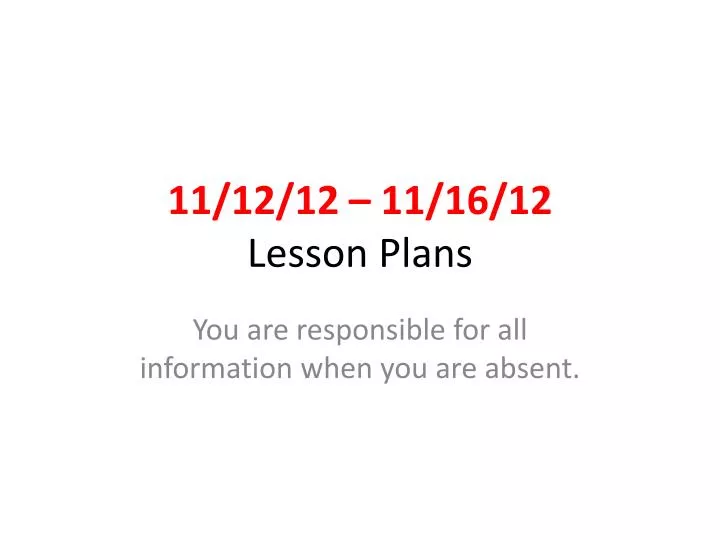 11 12 12 11 16 12 lesson plans
