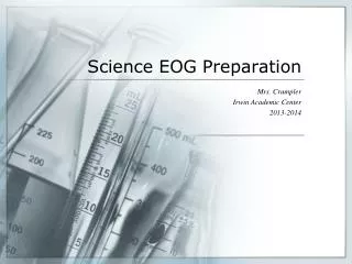 Science EOG Preparation