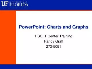 PowerPoint: Charts and Graphs
