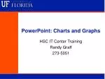 PowerPoint: Charts and Graphs - slide 1
