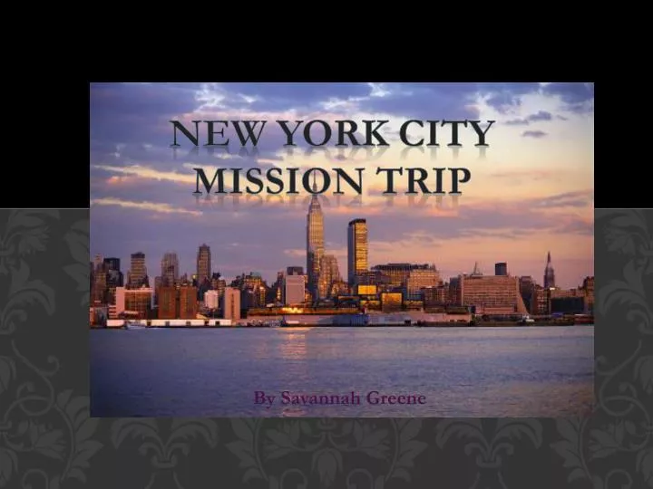 new york city mission trip