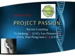 Project Passion - slide 1