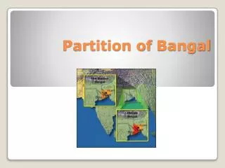 Partition of Bangal