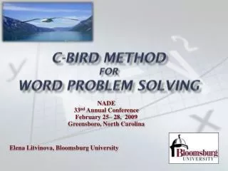 C-BIRD Method for Word problem solving
