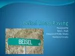 Beisel Road Paving - slide 1