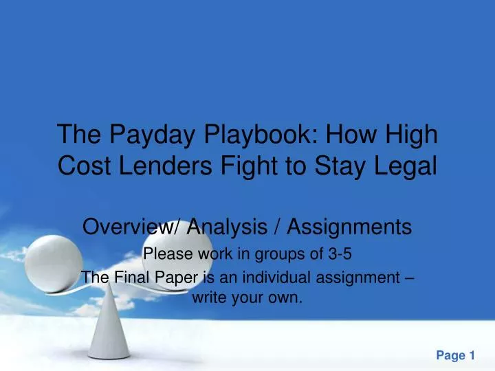 the payday playbook how high cost lenders fight to stay legal