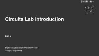 Circuits Lab Introduction