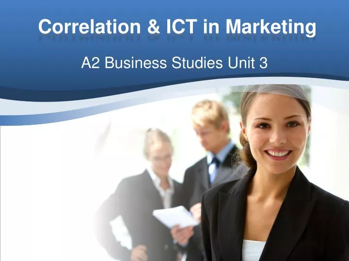 correlation ict in marketing