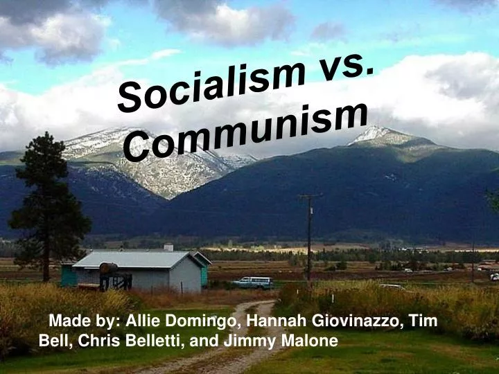 socialism vs communism