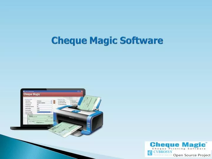 cheque magic software
