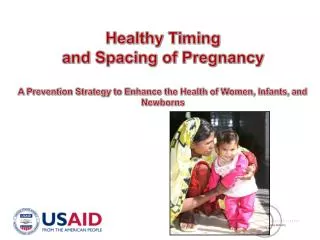 Healthy Timing and Spacing of Pregnancy