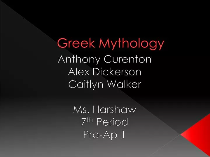 greek mythology