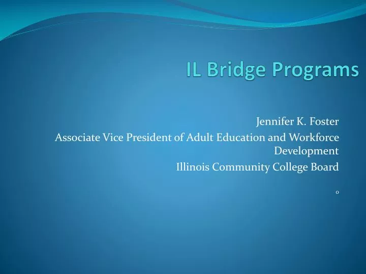 il bridge programs