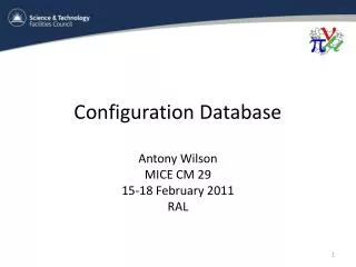 Configuration Database
