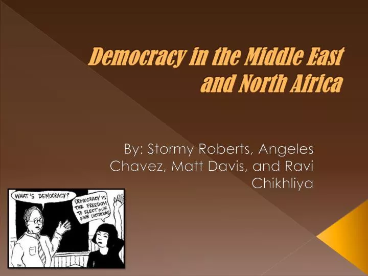 democracy in the middle east and north africa