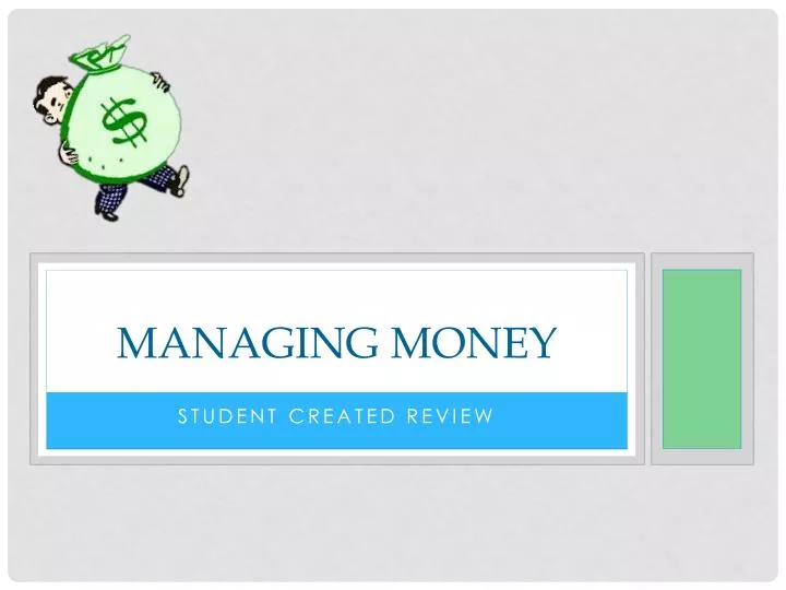 managing money