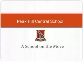 Peak Hill Central School