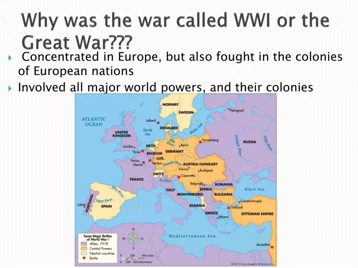 why was the war called wwi or the great war