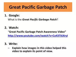 Great Pacific Garbage Patch