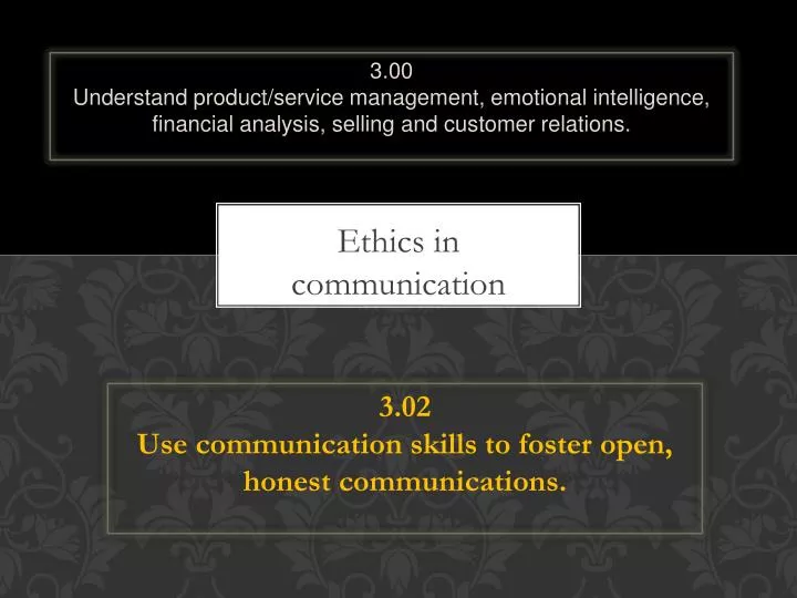 ethics in communication