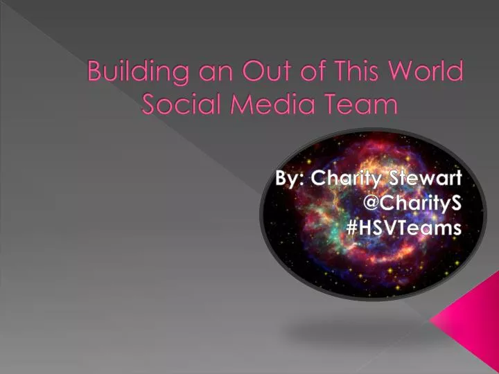 building an out of this world social media team