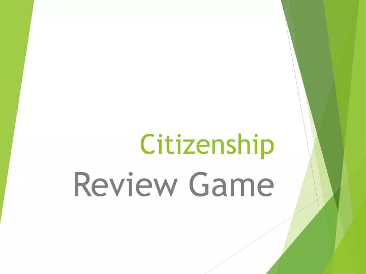 citizenship