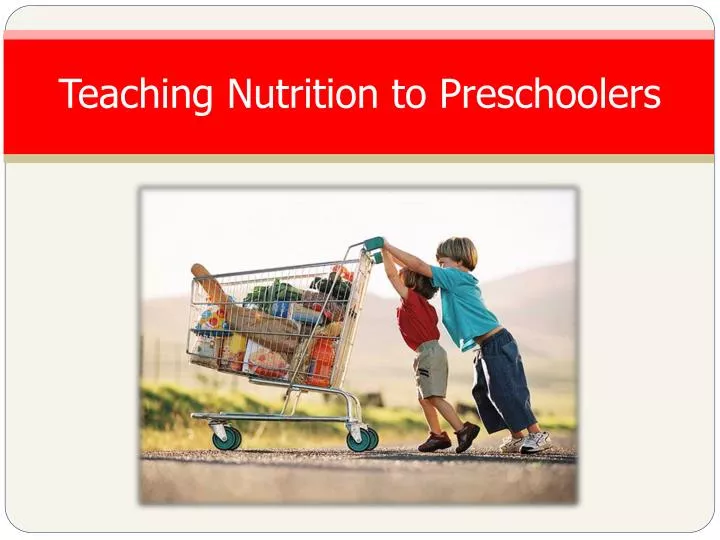 teaching nutrition to preschoolers