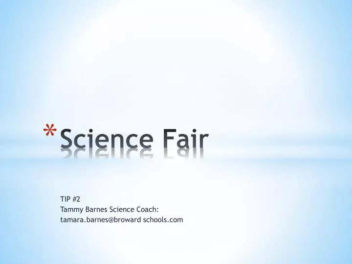 science fair