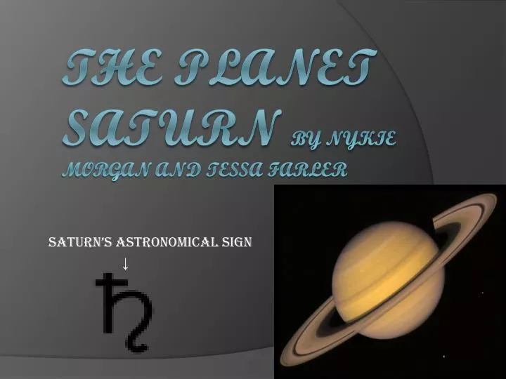 saturn s astronomical sign