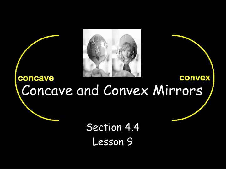 concave and convex mirrors