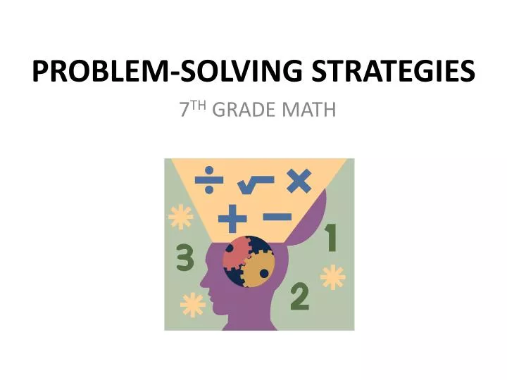 problem solving strategies