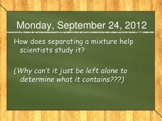 Monday, September 24, 2012