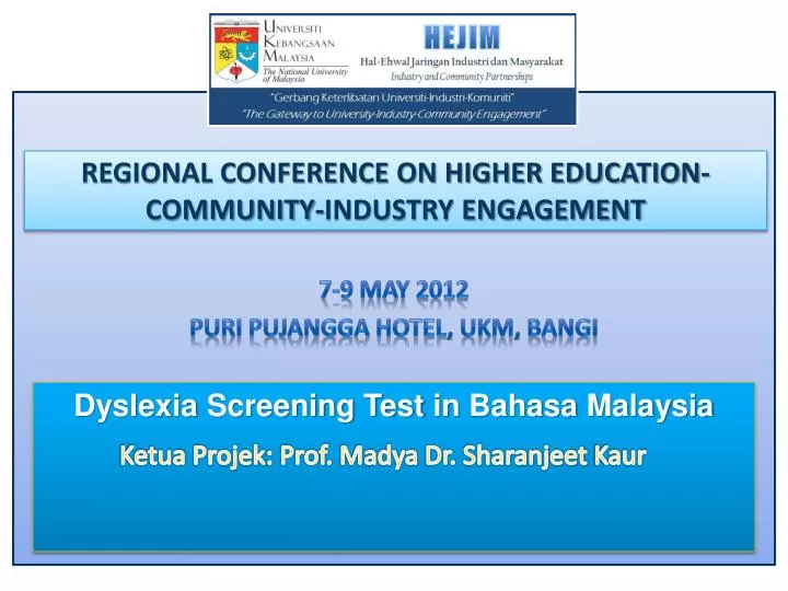 regional conference on higher education community industry engagement