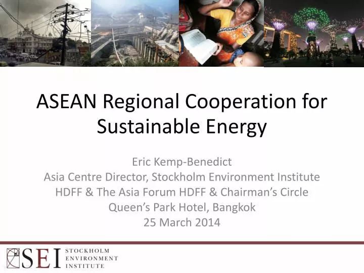 asean regional cooperation for sustainable energy