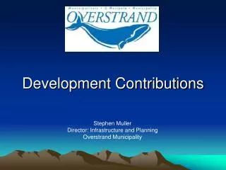 Development Contributions