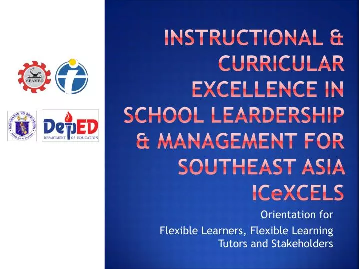 instructional curricular excellence in school leardership management for southeast asia icexcels