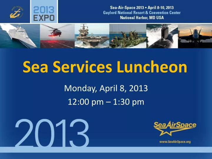 sea services luncheon