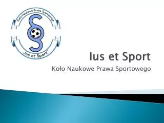 ius et sport