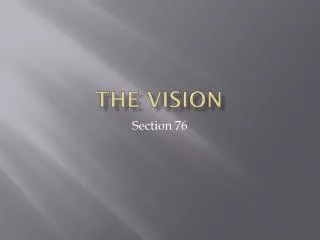 THE VISION