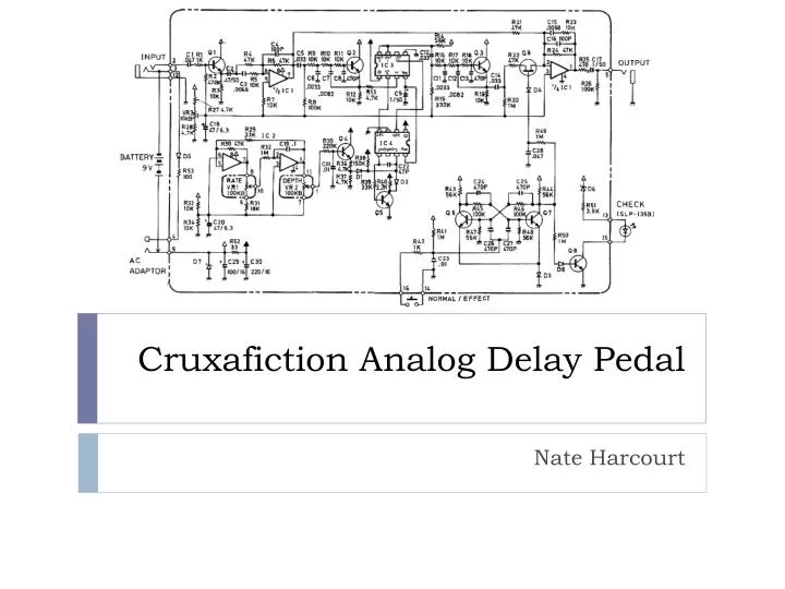 cruxafiction analog delay pedal
