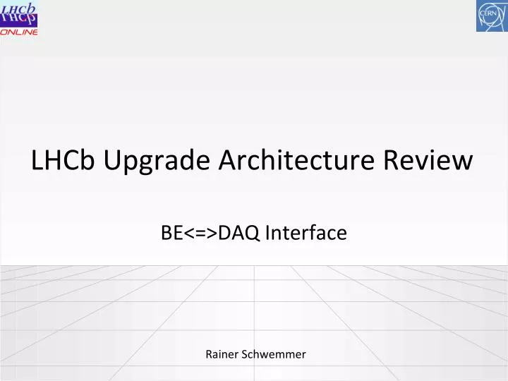 lhcb upgrade architecture review